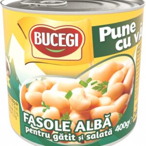 Fasole alba pentru gatit si salata Bucegi, 400g - Pret Online