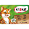 Hrana umeda pentru pisici Kitekat Meniuri Vanatoresti, 4 x 100g - Pret Online