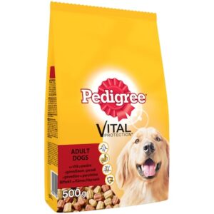 Hrana uscata pentru caini Adult Pedigree Vita & Pasare, 500 g - Pret Online