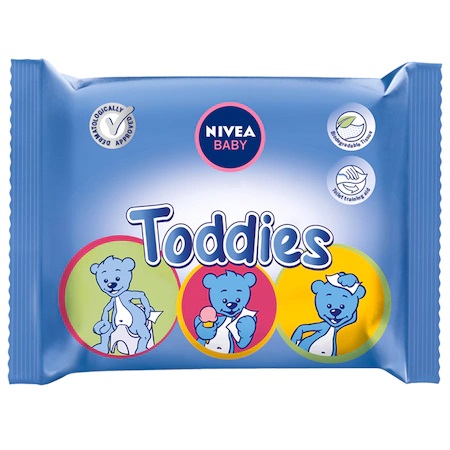 Servetele Nivea Baby Toddies, 60 buc - Pret Online